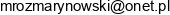 Marcin Rozmarynowski Email address Marcin Rozmarynowski Email address