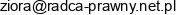 1 Kancelaria Radcy Prawnego Iwona Ziora 2 Agencja Ubezpieczeniowa Iwona Ziora Email address