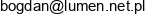 Bogdan Ramczyk Firma Handlowo Uslugowa Lumen Email address