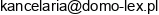 Domo Lex Piotr Stanek Email address