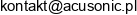 Acusonic Adres e-mail