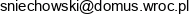 Arkadiusz Sniechowski Domus Email address