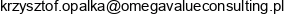 Omega Value Consulting Krzysztof Opalka Adres e-mail