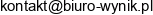 Wynik Email address