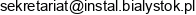 Instal Bialystok Email address