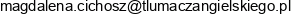 Magdalena Cichosz Tlumacz Przysiegly Email address
