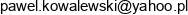 Pawel Kowalewski Email address