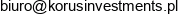 Korus Investments Email address
