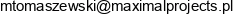Maximal Projects Spolka Z Ograniczona Odpowiedzialnoscia Email address