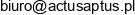 Actus Et Aptus Adres e-mail