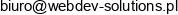 Dawid Wegrowski Webdev Solutions Email address