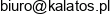 Kalatos Adres e-mail