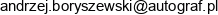 Autograf Adres e-mail