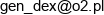 Gen Dex Ryszard Gendera Email address