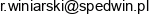 Sped Win Radoslaw Winiarski Adres e-mail