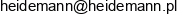 Firma Heidemann Dorota Heidemann Email address