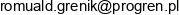 Progren Technika Grzewcza Romuald Grenik Adres e-mail
