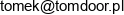 Tomdoor Adres e-mail