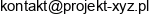 Projekt Xyz Email address