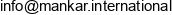 Mankar International Adres e-mail