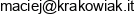 Maciej Krakowiak Adres e-mail