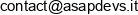 Asapcommerce Adres e-mail