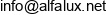 Alfalux Email address