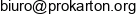 Prokarton Email address