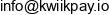 Kwiikpay Adres e-mail