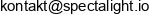 Spectalight Io Adres e-mail