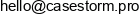 Casestorm Adres e-mail