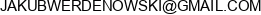 Jakub Werdenowski Email address
