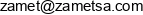 Zamet Email address