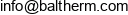 Baltherm Sales Europe Email address