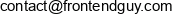 Frontendguy Damian Krawczyk Email address Frontendguy Damian Krawczyk Email address