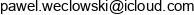 Pw Pawel Weclowski Email address