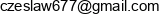 Czeslaw Czaja Email address