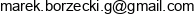 Marek Borzecki Progmar Email address
