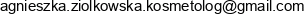 Kosmetolog Agnieszka Kuzminska Email address