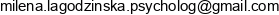 Gabinet Psychologiczny Milena Lagodzinska Email address