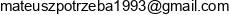 Mateusz Potrzeba Email address