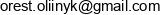Development Orest Oliinyk Email address