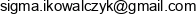 Sigma Przedsiebiorstwo Wielobranzowe Izabela Kowalczyk Email address