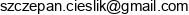 01 Szczepan Cieslik Email address