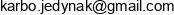 Wojciech Jedynak Karbo Email address
