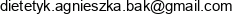 Dietetyk Agnieszka Bak Email address