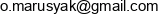 Oleksandr Marusyak Solutions Email address