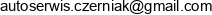 Auto Serwis Kamil Czerniak Email address