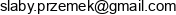 O W Zacisze P A Slaby Przemyslaw Slaby Wspolnik Spolki Cywilnej Email address