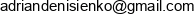 Adex Adrian Denisienko Adres e-mail